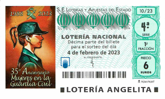 Lotería Angelita. Sorteo de Lotería Nacional. Sábado, 04 de Febrero del 2023