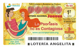 Lotería Angelita. Sorteo del Jueves. Jueves, 16 de Febrero del 2023